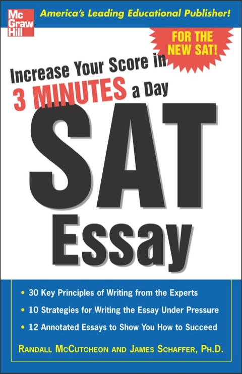 Cover image for book Increase Your Score in 3 Minutes a Day: SAT Essay