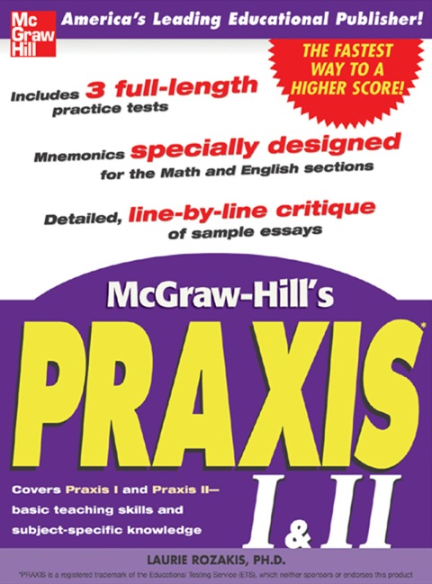 Cover image for book McGraw-Hill's Praxis I & II Exam