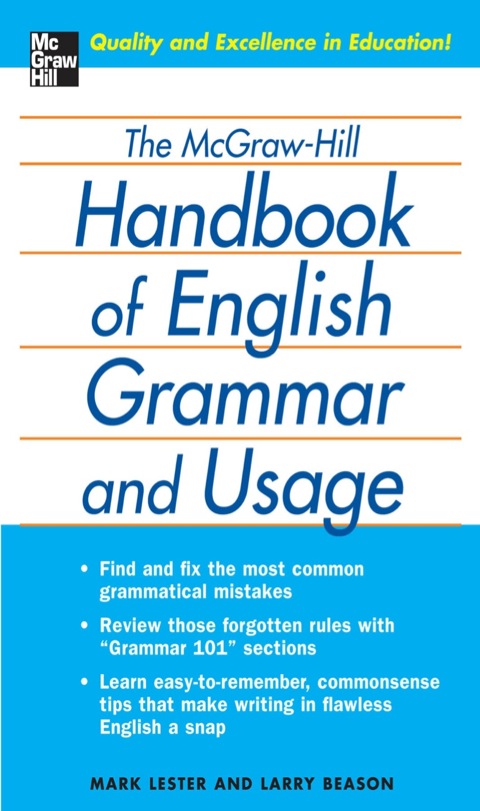 Cover image for book The McGraw-Hill Handbook of English Grammar and Usage