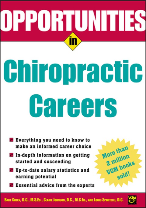 Cover image for book Opportunities in Chiropractic Careers