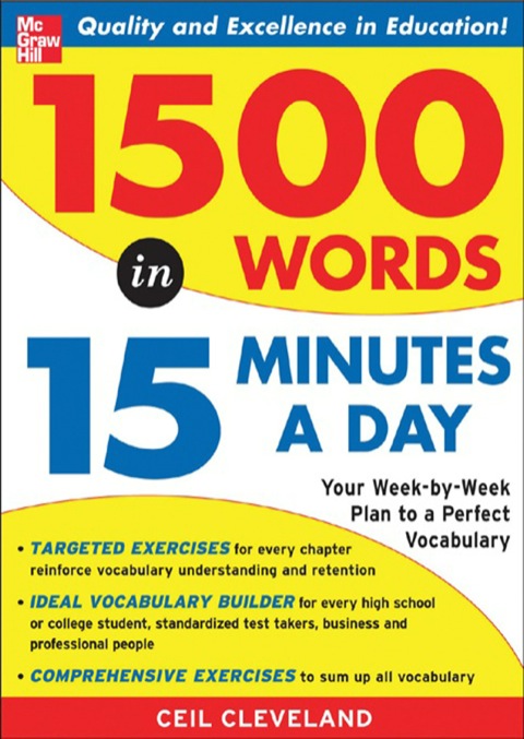 Cover image for book 1500 Words in 15 Minutes a Day