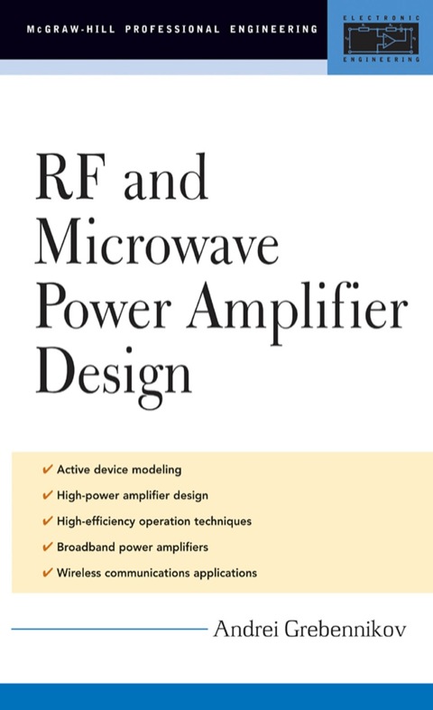 Cover image for book RF and Microwave Power Amplifier Design