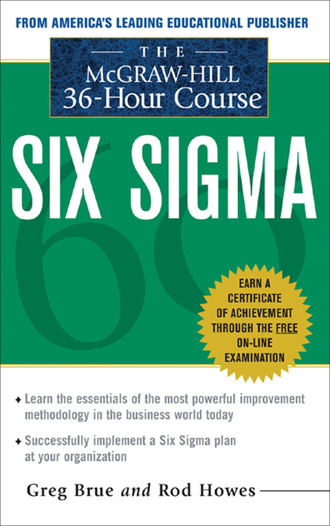 Cover image for book The McGraw Hill 36 Hour Six Sigma Course