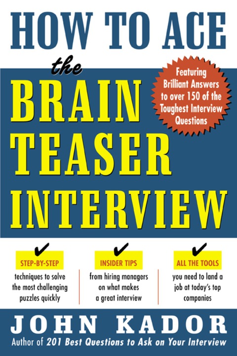 Cover image for book How to Ace the Brainteaser Interview