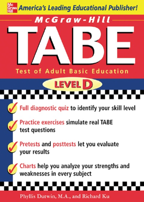 Cover image for book McGraw-Hill's TABE Level D: Test of Adult Basic Education
