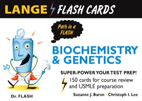 Cover image for book Lange Biochemistry and Genetics Flash Cards