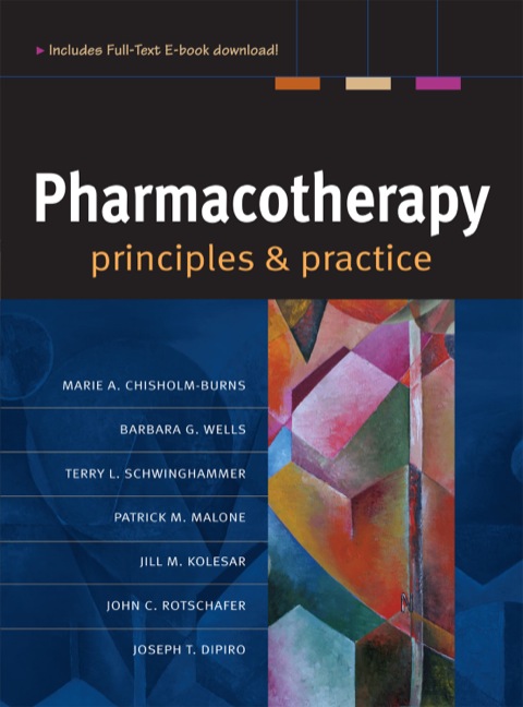 Cover image for book Pharmacotherapy Principles & Practice