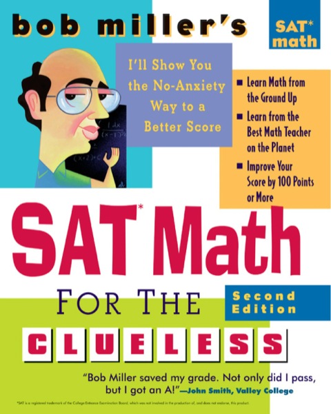Cover image for book Bob Miller's SAT Math for the Clueless, 2nd ed