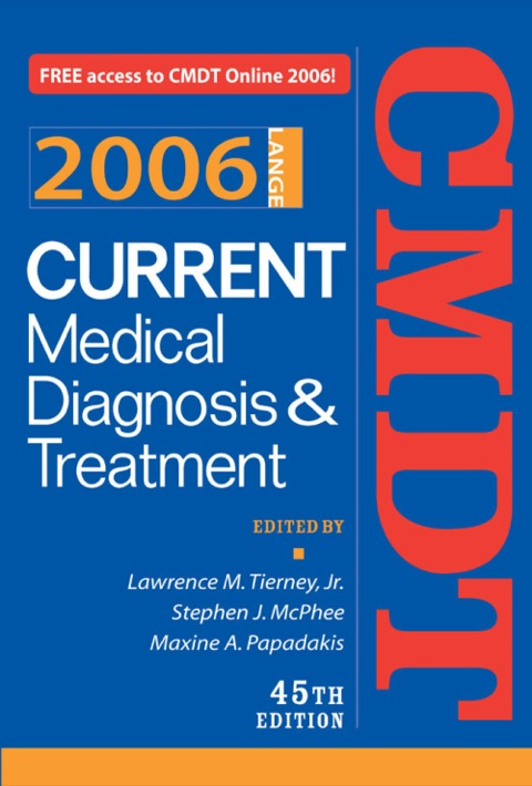 Current Medical Diagnosis & Treatment, 2006