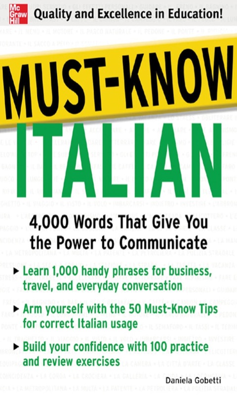 Cover image for book Must-Know Italian