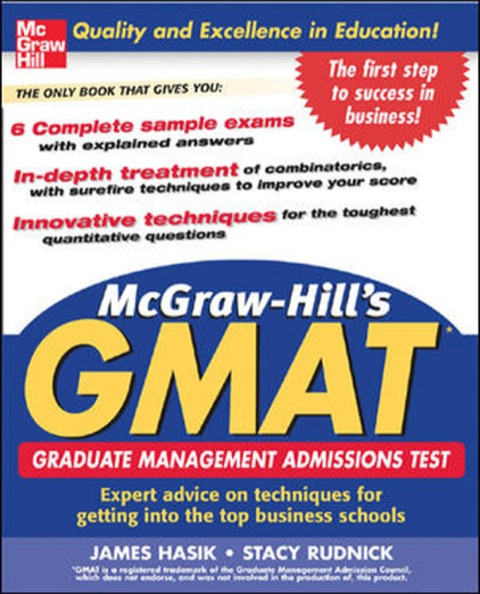 Cover image for book McGraw-Hill's GMAT
