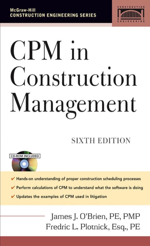 Cover image for book CPM in Construction Management