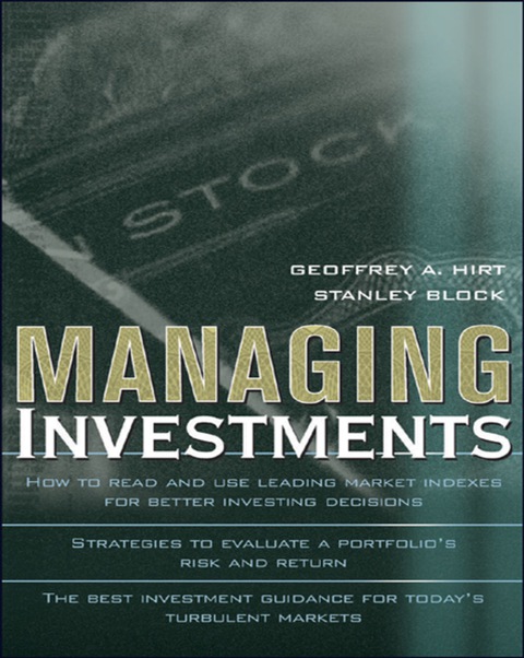Cover image for book Managing Investments