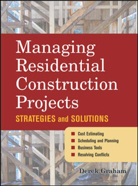 Cover image for book Managing Residential Construction Projects