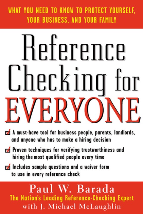 Cover image for book Reference Checking for Everyone