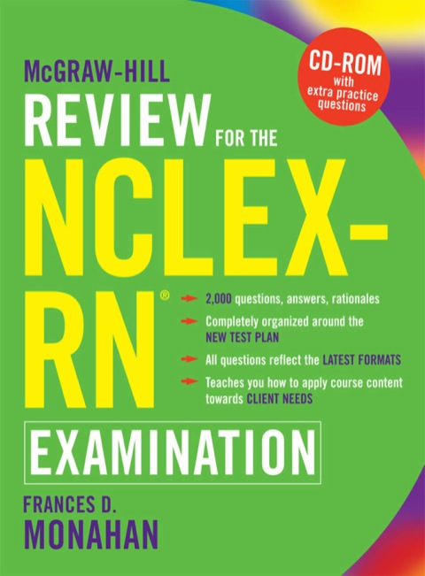 Cover image for book McGraw-Hill Review for the NCLEX-RN Examination