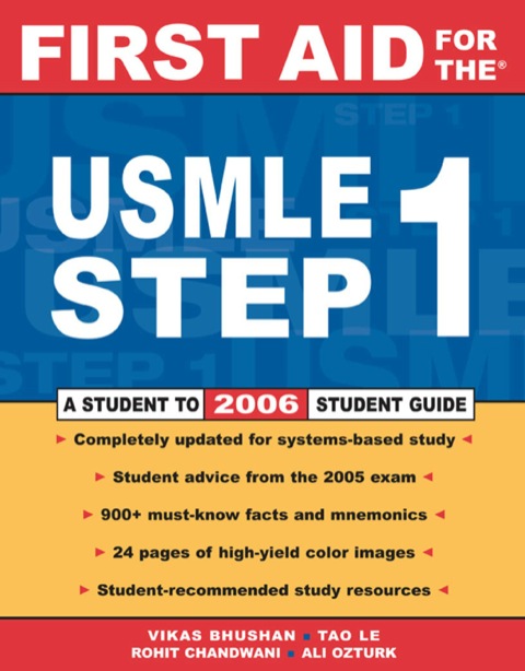 Cover image for book First Aid for the USMLE Step 1