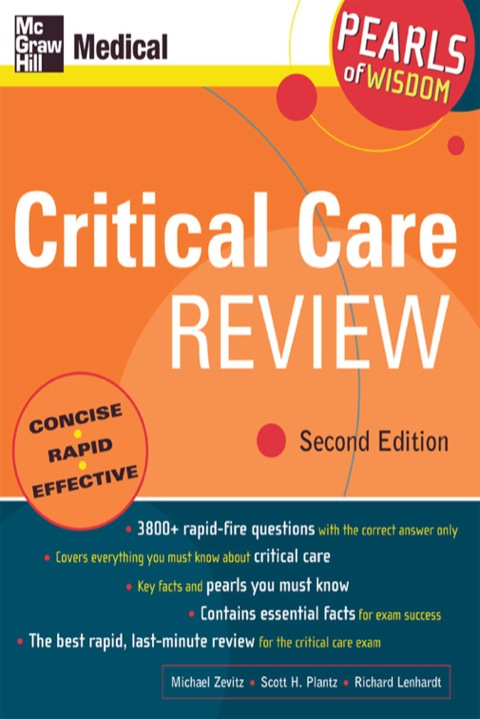 Cover image for book Critical Care Review: Pearls of Wisdom