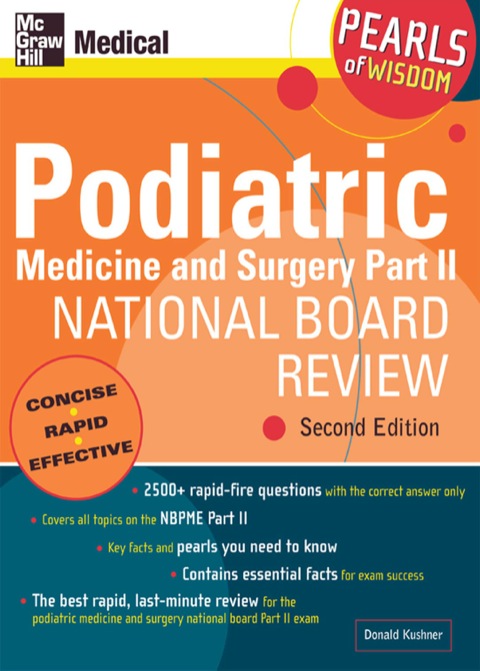 Cover image for book Podiatric Medicine and Surgery Part II National Board Review: Pearls of Wisdom