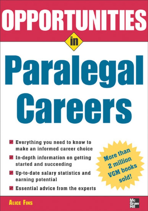 Cover image for book Opportunities in Paralegal Careers