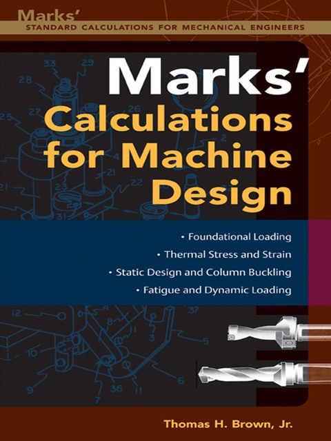 Cover image for book Mark's Calculations For Machine Design