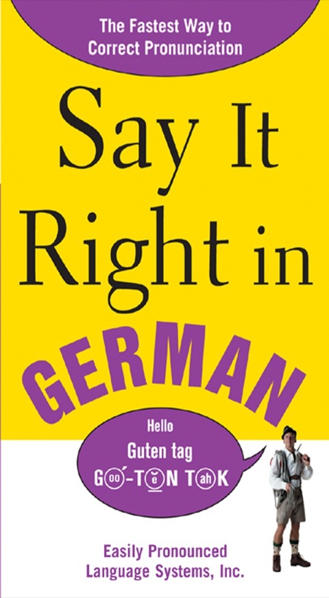 Cover image for book Say It Right In German
