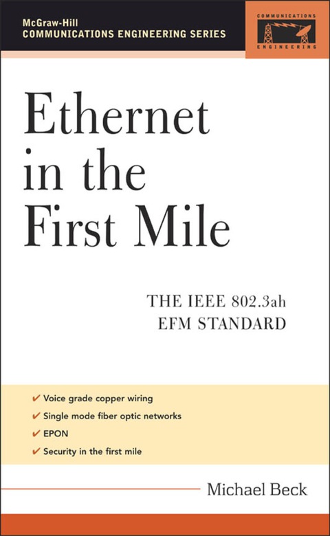 Cover image for book Ethernet in the First Mile