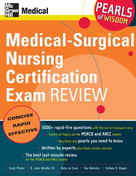 Cover image for book Medical-Surgical Nursing Certification Exam Review: Pearls of Wisdom