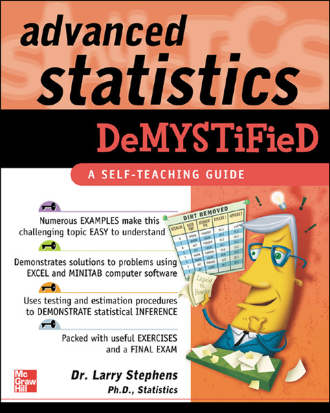Cover image for book Advanced Statistics Demystified