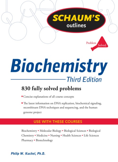 Cover image for book Schaum's Outline of Biochemistry