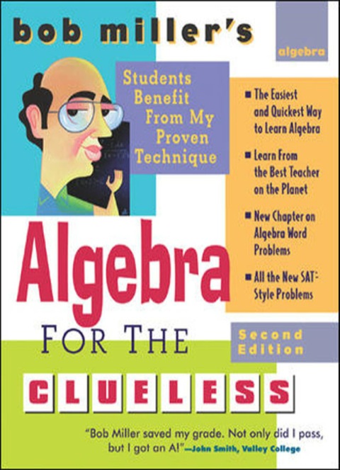 Cover image for book Bob Miller's Algebra for the Clueless