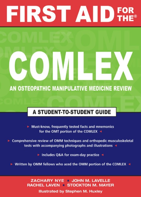 Cover image for book First Aid for the COMLEX