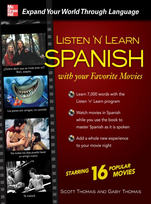 Cover image for book Listen 'n' Learn Spanish with Your Favorite Movies