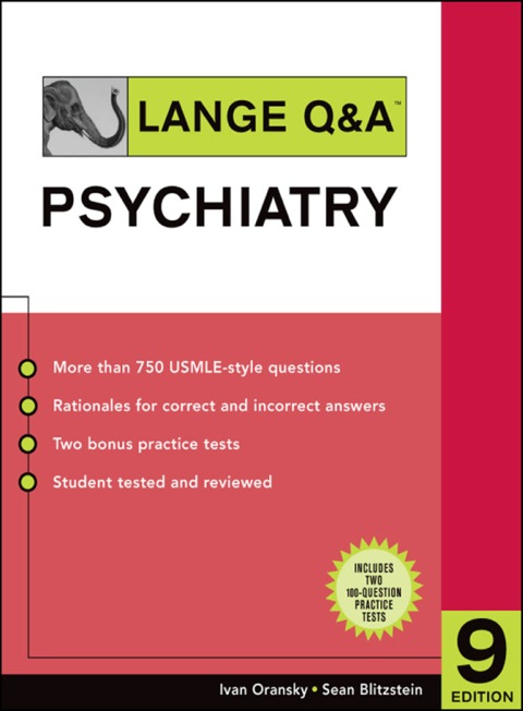 Cover image for book Lange Q&A Psychiatry