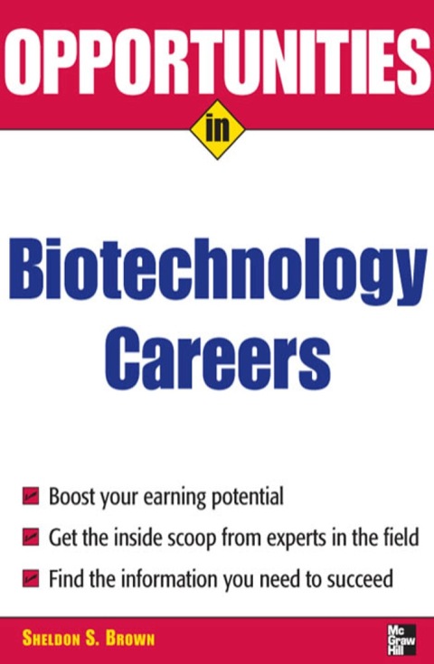Cover image for book Opportunities in Biotech Careers