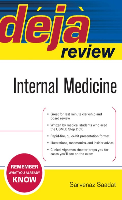 Cover image for book Deja Review Internal Medicine