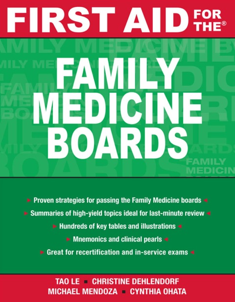 Cover image for book First Aid for the Family Medicine Boards