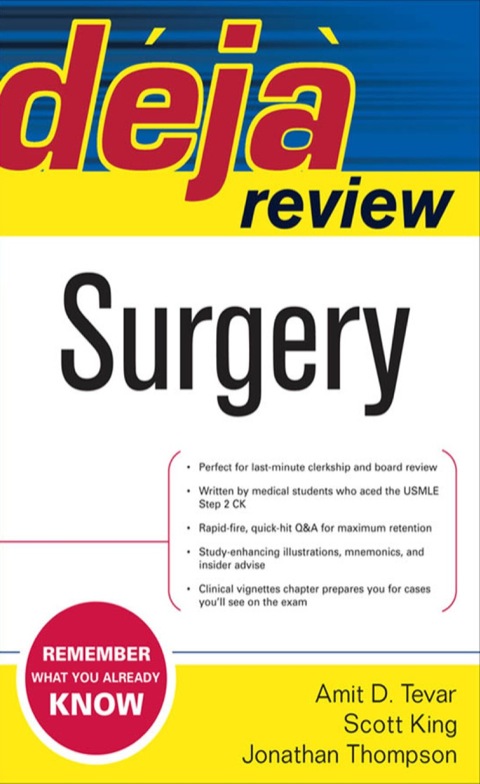 Cover image for book Deja Review Surgery