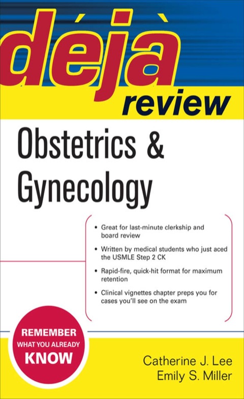 Cover image for book Deja Review Obstetrics & Gynecology