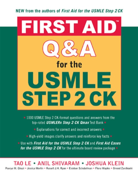 Cover image for book First Aid Q&A for the USMLE Step 2 CK