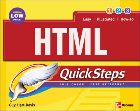 Cover image for book HTML QuickSteps