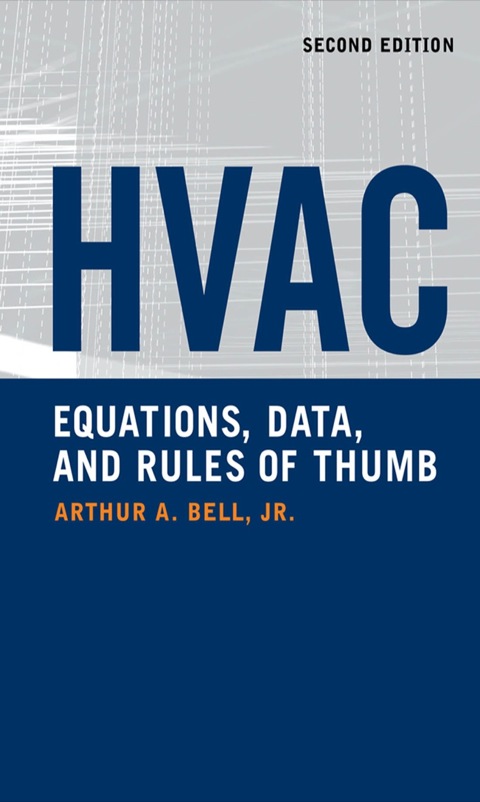 Cover image for book HVAC Equations, Data and Rules of Thumb