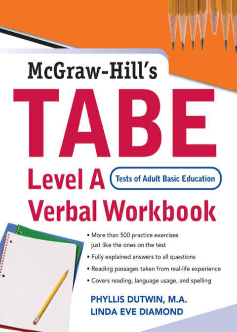 Cover image for book TABE Level A Verbal Workbook
