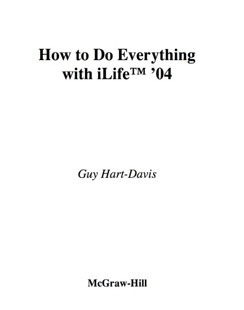 Cover image for book How to Do Everything with iLife '04