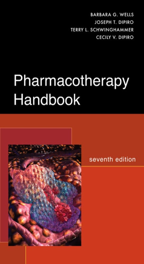 Cover image for book Pharmacotherapy Handbook