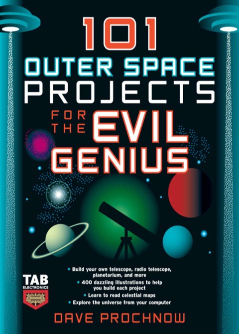 Cover image for book 101 Outer Space Projects for the Evil Genius