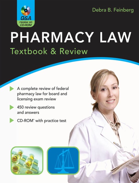 Cover image for book Pharmacy Law: Textbook & Review