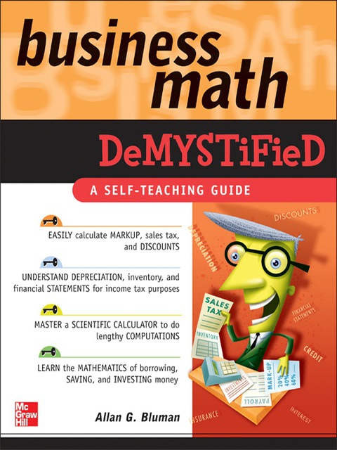 Cover image for book Business Math Demystified