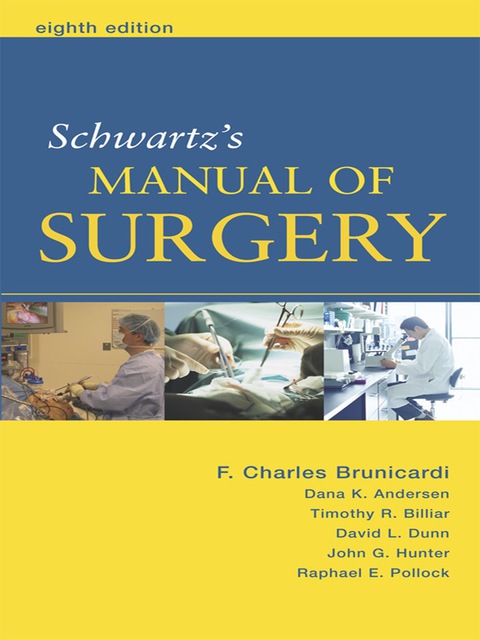 Cover image for book Schwartz's Manual of Surgery