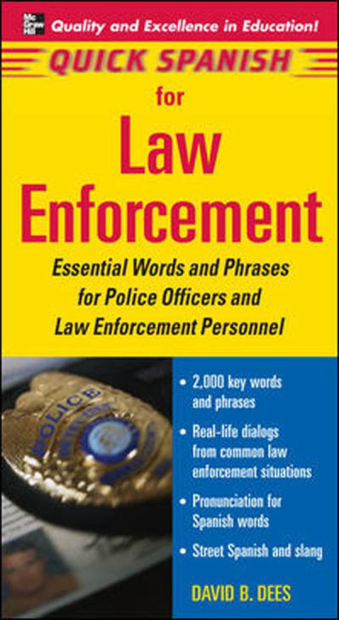 Cover image for book Quick Spanish Law Enforcement
